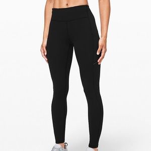 NBW BLACK SPEED UP TIGHT LULEMON LEGGINGS